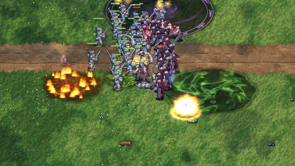 A battle with fire, poison and magic